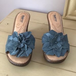 Born Leather Slides - Worn Once!